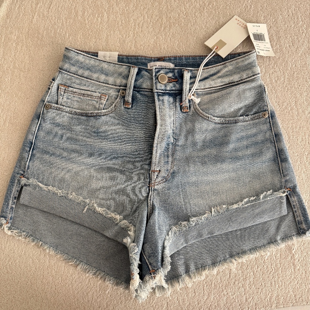 New Good American Good Curve Shorts